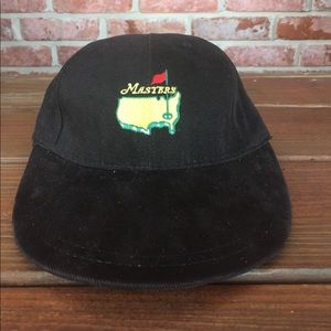 American Needle Black Corduroy Masters Golf Hat